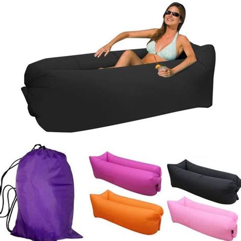 Air Canapé gonflable Chaise longue de plage portable canapé Matelas