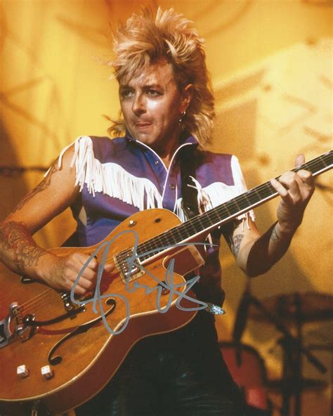 Gfa 45 Stray Cats Brian Setzer Signed 8x10 Photo Ad1 Coa☺