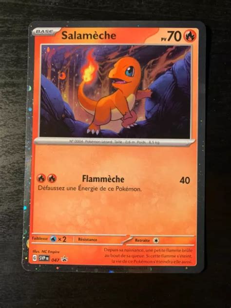 CARTE POKÉMON HOLO Salamèche SVP 047 Promo Ecarlate Violet FR NEUF