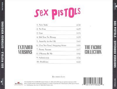 Sex Pistols Extended Versions Bmg New Cd Ebay