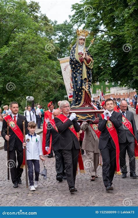 Eucharist Feast Of Corpus Christi. Jesus Christ In The Monstrance ...