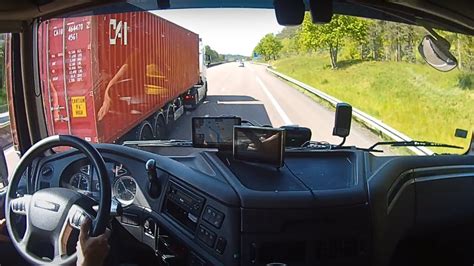 Pov Truck Driving Freeways Are Both Beautiful And Very Dangerous