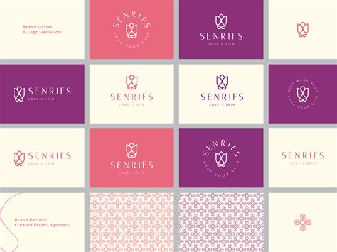 Senrifs Skincare Branding And Guideline Behance