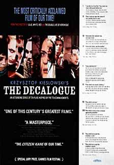 The Decalogue Blu-ray - Kieslowski