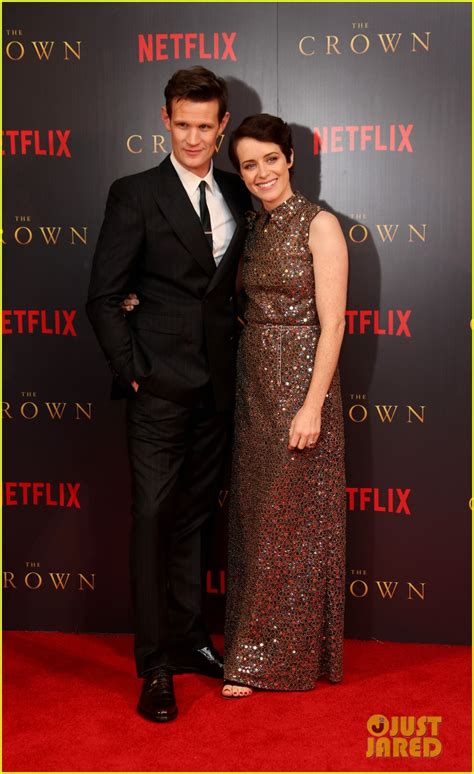 Claire Foy Matt Smith Reunite In London For The Crown Season Two