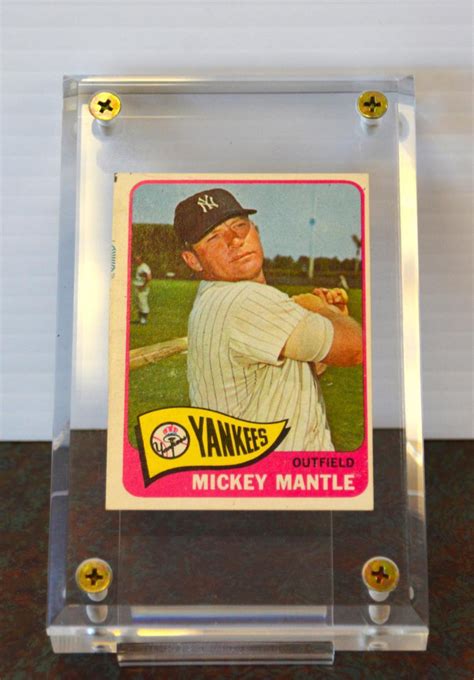 At Auction 1965 Topps 350 Mickey Mantle