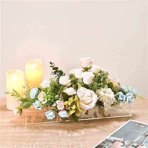 Clear Acrylic Flower Vase - USAMERICA SHOP