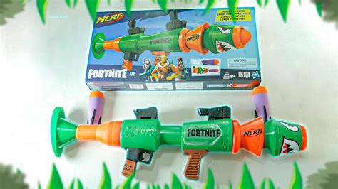 [unboxing] Nerf Fortnite Rl Fires Rockets Youtube