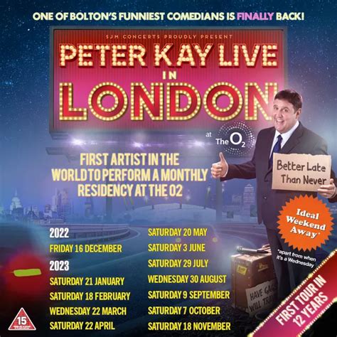 Peter Kay Confirms Residency At The 02 As He Adds More Dates To His