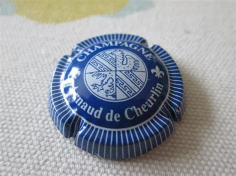 CAPSULE DE CHAMPAGNE Arnaud De Cheurlin bleu et blanc striée N1 EUR 1