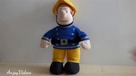 Talking Fireman Sam 12 Soft Toy Youtube