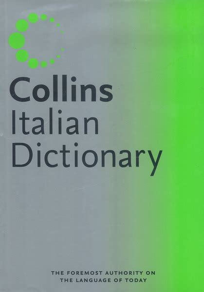 Collins Italian Dictionary Tcdc Resource Center