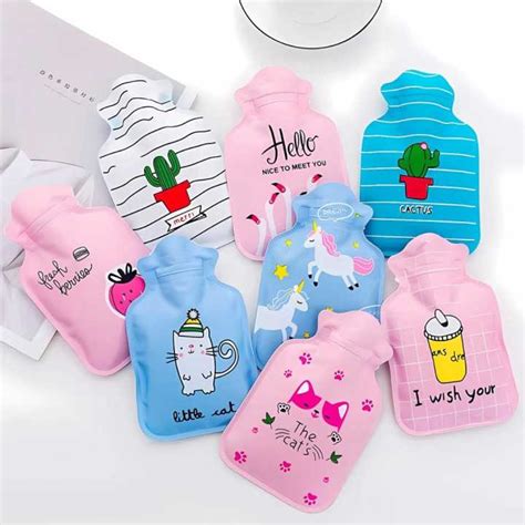 Mini Hot Water Bottle Light And Handy Hot Water Bag Hand Warmer ML Cartoon Hand Warm Water