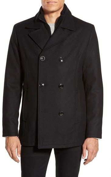 Kenneth Cole Reaction Kenneth Cole New York Classic Peacoat With Knit