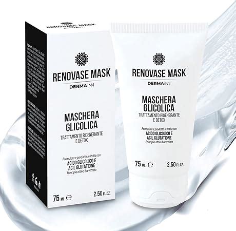 Maschera Viso Con Acido Glicolico Peeling Viso Renovase Mask