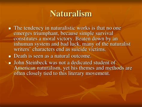 PPT Naturalism PowerPoint Presentation ID 1781768