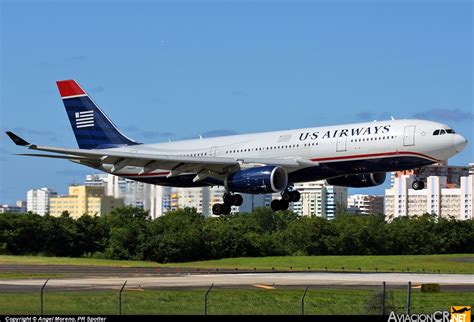 N281ay Us Airways Airbus A330 243