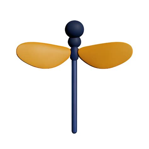 Dragonfly 3d Rendering Icon Illustration 28801308 Png