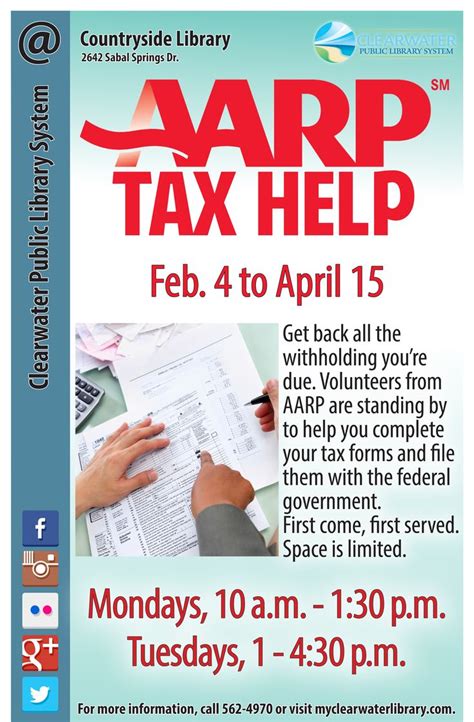 AARP TAX HELP | Tax help, Library, Informative