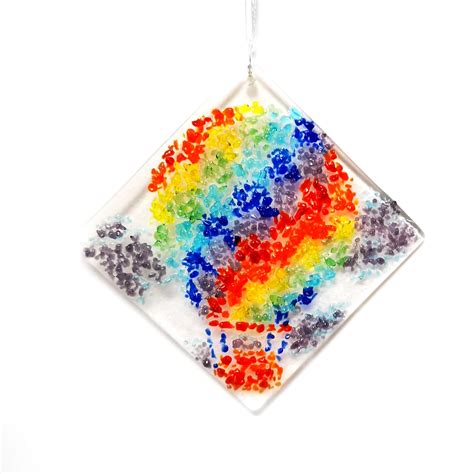 Craft Kit Suncatcher Diy Kit Fused Glass Adult Gift Etsy