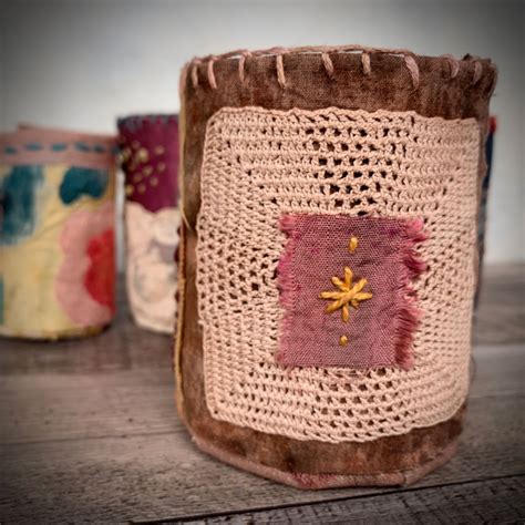 Fabric Vessels And Caddy Mixed Media Art Creativity For Wellness And