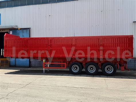 Brand New 3 Axles 40 Ton Bulk Cargo Trailer Sidewall Side Board Semi