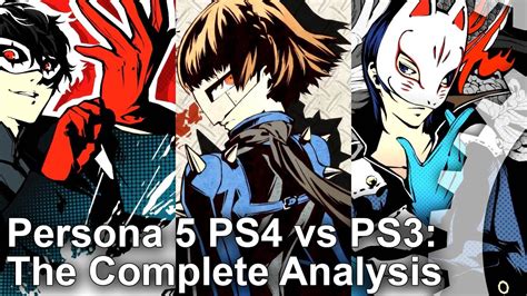 Persona 5 Ps4 Vs Ps3 Graphics Comparison Frame Rate Test Analysis Youtube