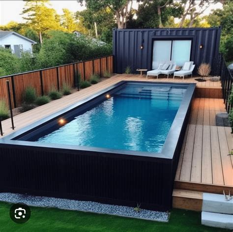 Pin By Adonica Goettsch On Backyard Small Backyard Pools Container