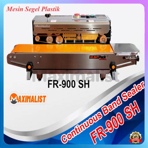 Jual Continuous Band Sealer Mesin Segel Plastik FR 900SH HEAVYPACK FR