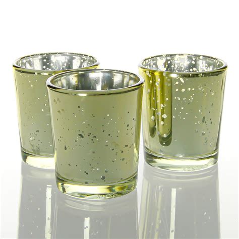 Richland Metallic Gold Mercury Votive Holders Set Of 12 Save On Crafts