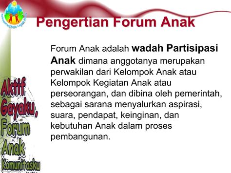 Materi Forum Anak Daerah Sebagai Pelopor Dan Pelapor Pptx