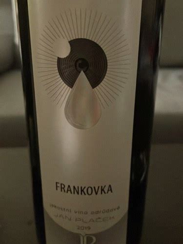 2018 Jan Plaček Frankovka Jakostní Víno Odrůdové Vivino US