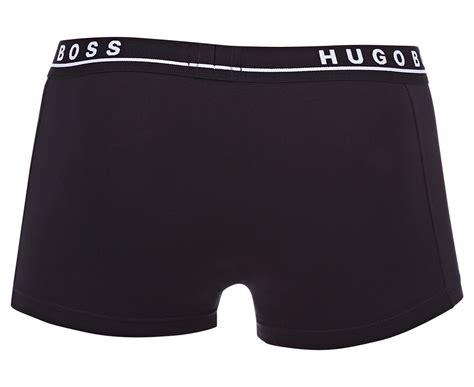 Hugo Boss Men S Cotton Stretch Boxer Trunk 3 Pack Black Catch Co Nz