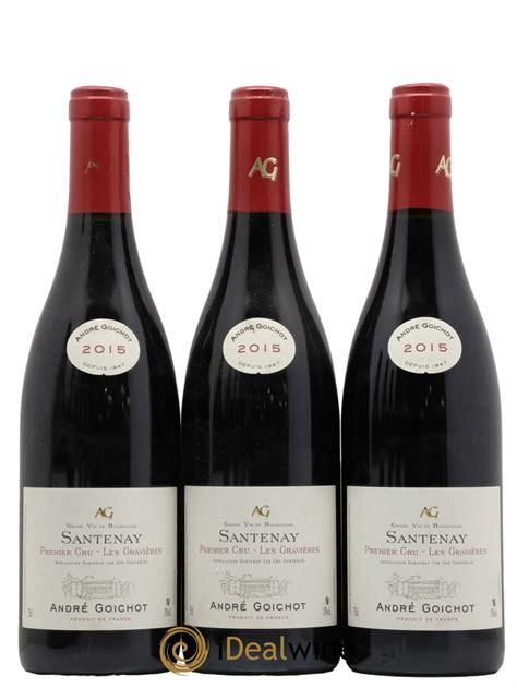 Buy Santenay 1er Cru Les Gravières Maison André Goichot 2015 Lot 3607