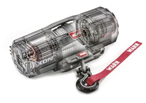 Warn Axon S Powersport Winch Volt Lbs Hawse Fairlead Ft