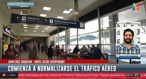 Caos En Ezeiza Y El Aeroparque Jorge Newbery Por Falla Mundial El