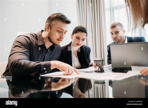 Business Team Communication Ideas Discussion Stock Photo Alamy