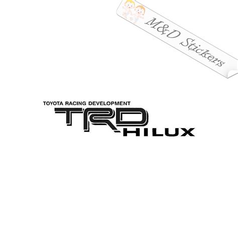 2x Toyota Trd Hilux Vinyl Decal Sticker Different Colors And Size For Ca