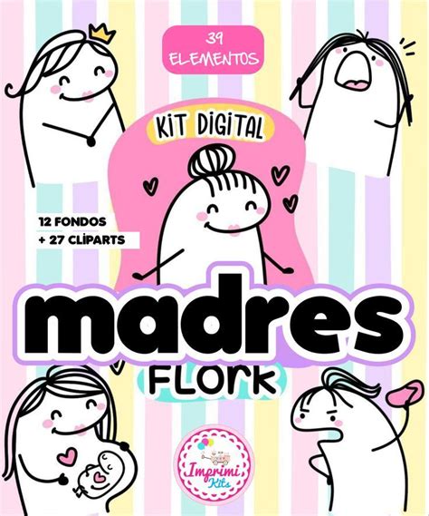 Kit Flork Dia De La Madre Imagenes Cliparts Y Fondos Png 2 Dia De