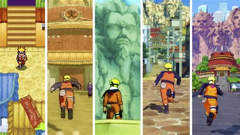 Evolution Of Konoha Hidden Leaf Village In Naruto Games 2003 2020