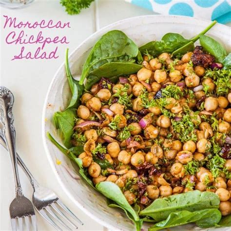 Moroccan Chickpea Salad Recipe Easy And Healthy