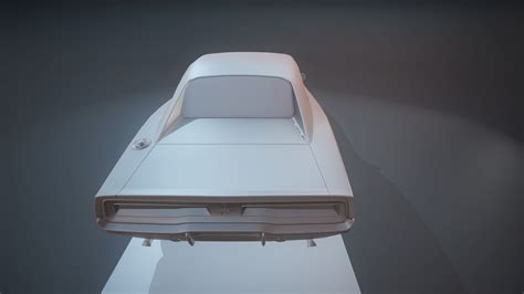 3D Model Dodge Charger 1969 VR AR Low Poly CGTrader