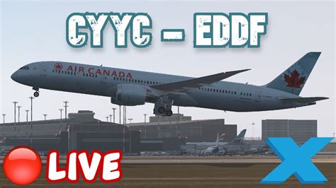 X Plane Live Vatsim Air Canada Trans Atlantic Ops Magknight