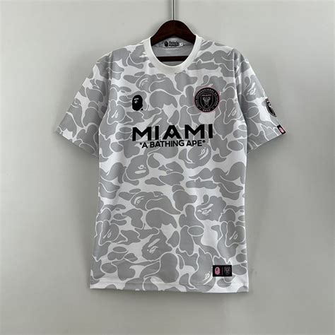 Maglia Inter Miami Cf X Bape White Fc Maglia Calcio