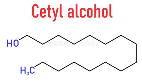 cetyl  palmityl alcohol molecule constituent  cetostearyl