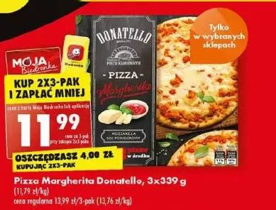 Promocja Pizza Margherita Donatello W Biedronka