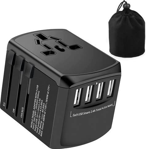 Universal Reiseadapter Reisestecker Weltweit 224 Ländern 4500W Fast