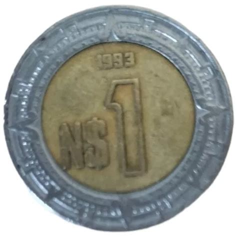 Moneda De 1 Nuevo Peso Mexicano De 1993 Meses Sin Interés