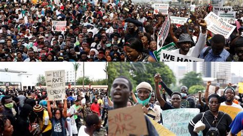 June Protest Massive Protest In Enugu Nigeria Now Buharis New