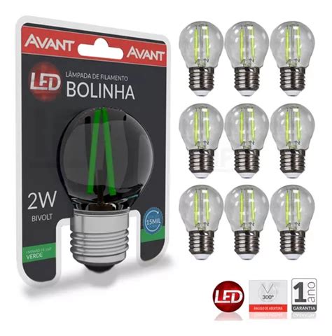 Kit Lampadas Led Bolinha Bivolt W E Casa